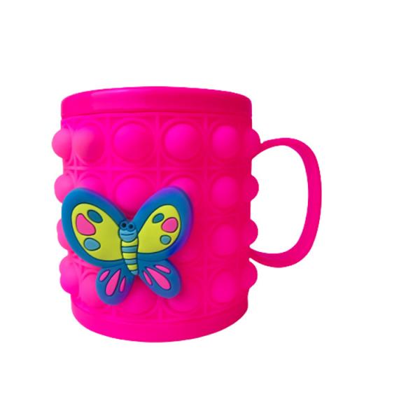 High Durability Silicone Baby Cups Food Grade Drinking Non Stick Temperature Resistant