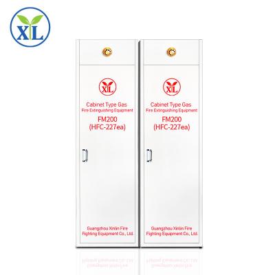 Armários de extintores de incêndio decorativos elétricos FM200 com extintor automático Hfc-227ea