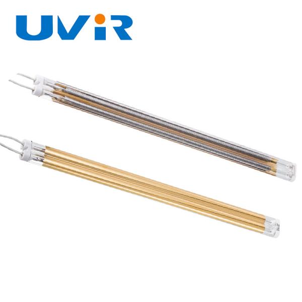 1000W 480V Gold Coated Medium Wave Infrared Heating Lamp