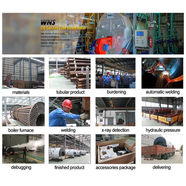 Automatic Control Fuel Oil Steam Boiler Horizontal Type Internal Combustion 10t/H