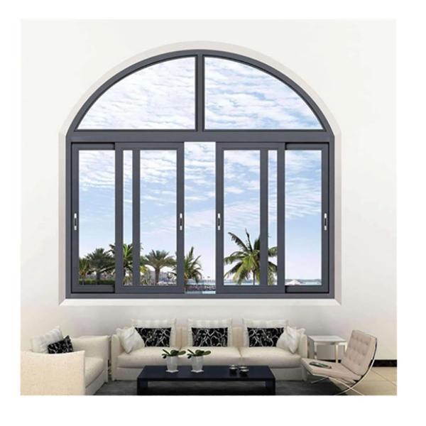 SKATE 75 Aluminum Casement Windows With 304 Stainless Steel Mesh Screen
