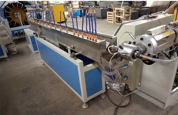 Soft Pvc Fiber Reinforced Hose Plastic Extrusion Line / Twin Screw Extruder Production Line