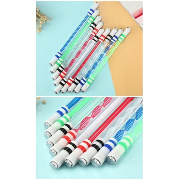 Plastic Luminous Hand Spinner Pen for Stress Relief and Creative Writing Length of 0M