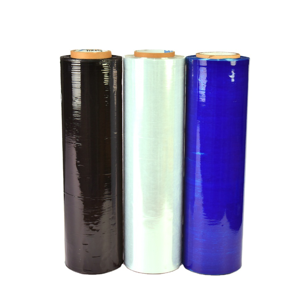 Moistureproof Soft High Impact PE Hand Stretch Film with High Transparency for Glass Ceramic Mechanical Casting Cargo Bundling