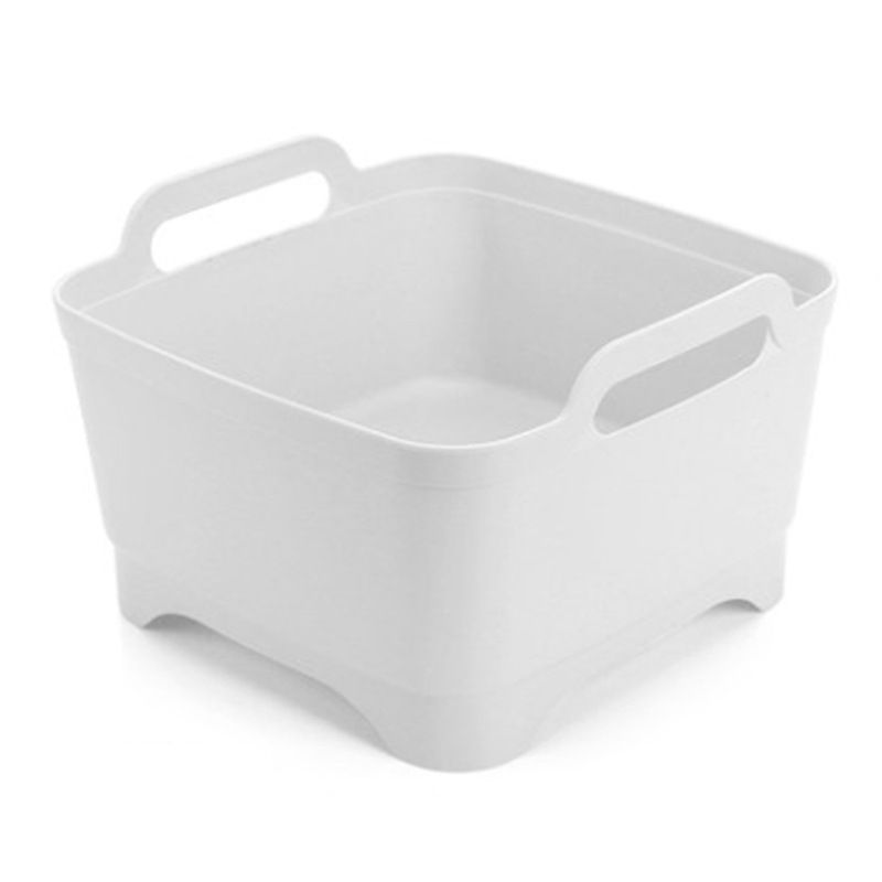 Multi-Functional PP Kitchen Washing Basket Fruit & Vegetable Storage Basin with Drain for Home Use