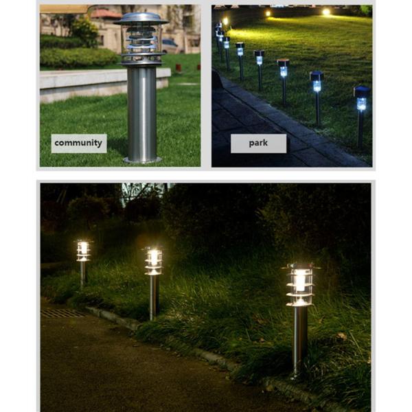 Алюминиевые на открытом воздухе света сада СИД с умным управлением светом легким устанавливают