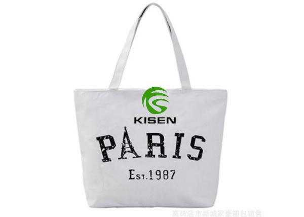 Shopping Plain Cotton Tote Bags Washable Canvas Grocery Bags With Handle