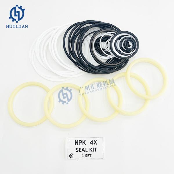 NPK H4X-N H16X-N H12-X H10-X Hydraulic Hammer Breaker Seal Kit for Rock Breaker PTFE NBR and PU Rubber 100MM Tool