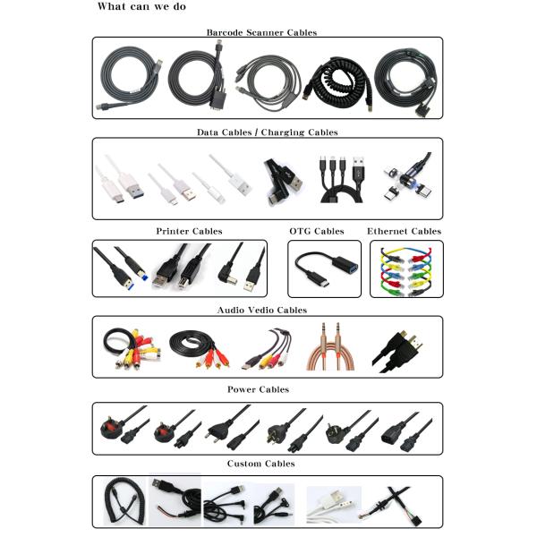 5M Barcode Scanner Usb Cable For Datalogic D100 GD4130 QD2130
