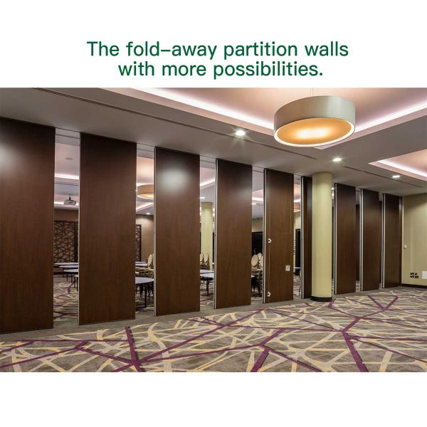 89CM Thickness Movable Partition Wall with 68CM Thickness and 800N Sealing Power Operable Partition Wall