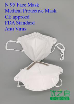 N95 Respirator Medical Protective Mask Ultra Soft Cellulosic White Inner Layer
