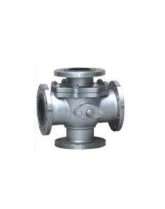 Four Way Ball Valve Steel Ball Valves Trunnion Mounted Type