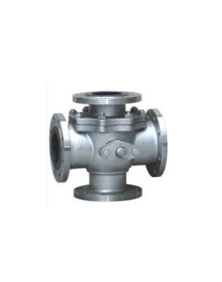 Four Way Ball Valve Steel Ball Valves Trunnion Mounted Type