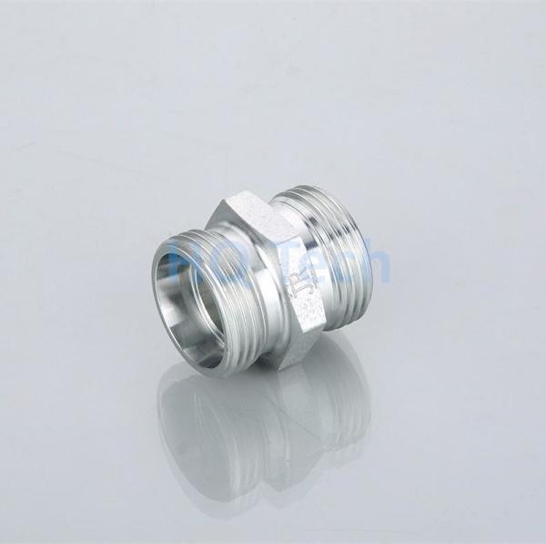 Round Head Pipe Adapter High Pressure Reusable Hydraulic Hose Fittings Jic Bsp Metric