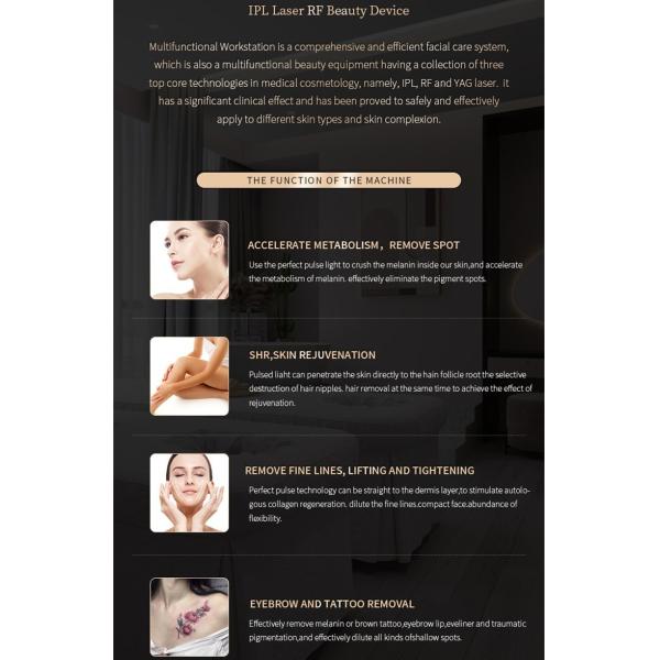 Multifunctional Touch Screen Laser Removal Machine For Wrinkle Removal