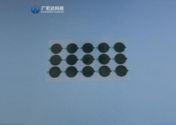 Transparent PVC Die Cut Panton Color 0.1mm Tolerance With Double Sides Strong Adhesive