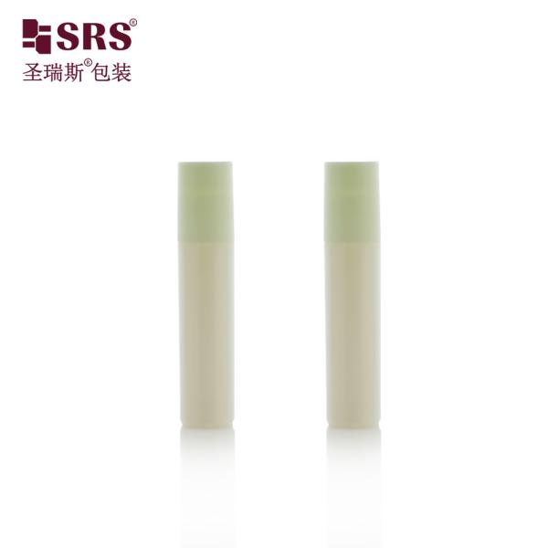 10ml Green Cap White Roller Bottle for Essential Oils/Perfumes with Smooth Finish