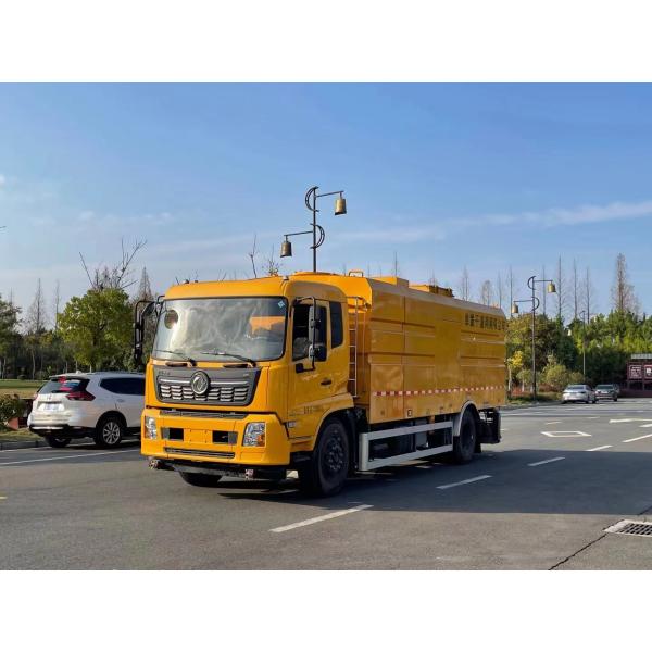 Balayeuse routière à aspiration 8T10T12T avec réservoir d'eau, adaptée au nettoyage des rues urbaines et des pistes d'aéroport