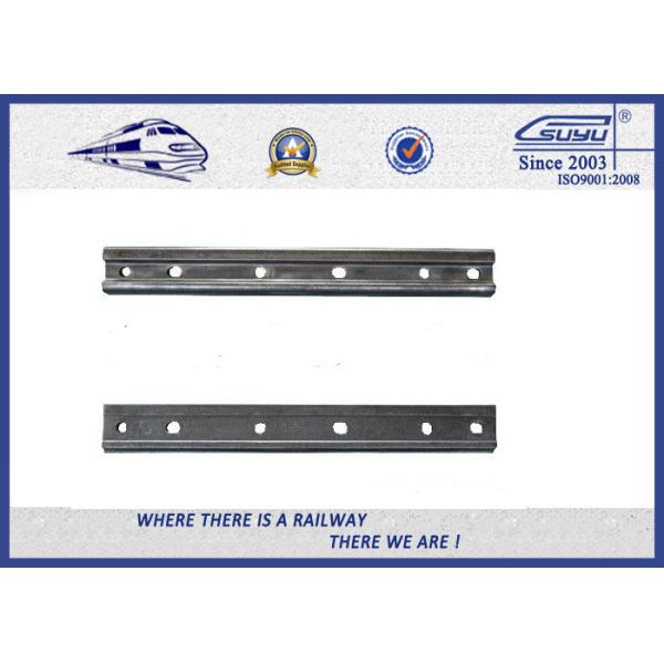 4 / 6 Holed Railway Fish Plate Joint Bars For 8kg 9kg 12kg Light Rail