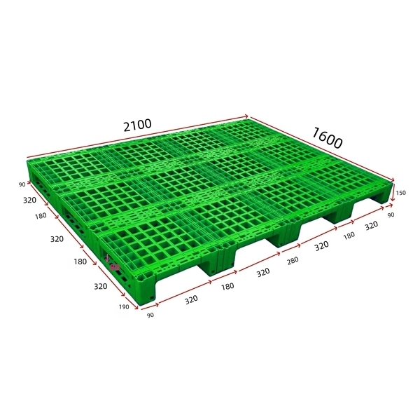 Modular Warehouse Plastic Pallets Moisture Resistant Reusable Custom