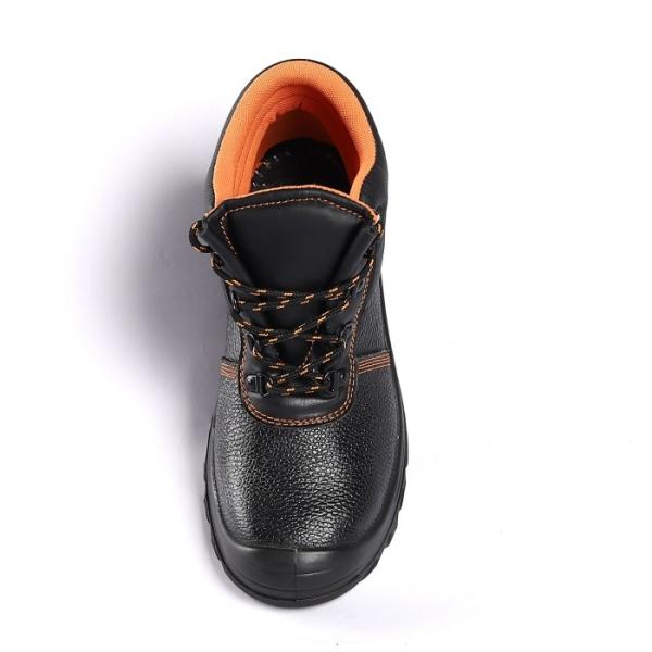 Unisex Genuine Leather Breathable Footwear With Heat Resistant/Oil Resistant PU/PU Outsole Safety Shoes