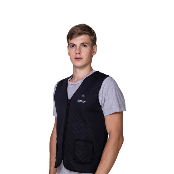 Polyester/Cotton Shell Material Heated Vest Gilet for Winter Outdoor Control Temperature