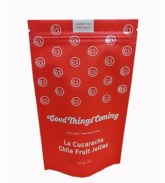 Aluminum foil clear plastic food packaging pouch bag with zipper