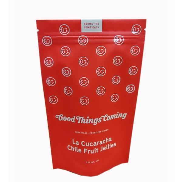 Aluminum foil clear plastic food packaging pouch bag with zipper