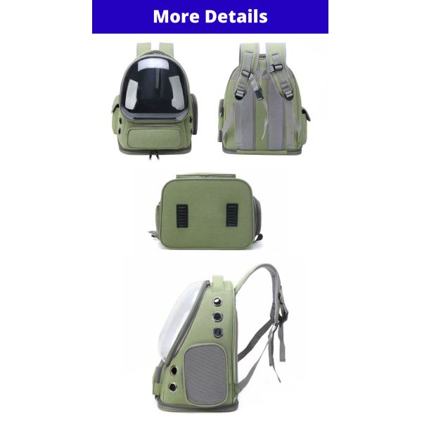 Cat Backpack Carrier Breathable Bubble Backpack Airline Approved Pet Travel Carrier