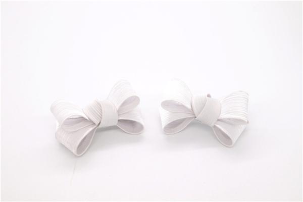 Ribbon coloured bow-tied shoe flower,Handmade footwear ornaments and flower Thread ribbon Beige ,white,black,red ,blue