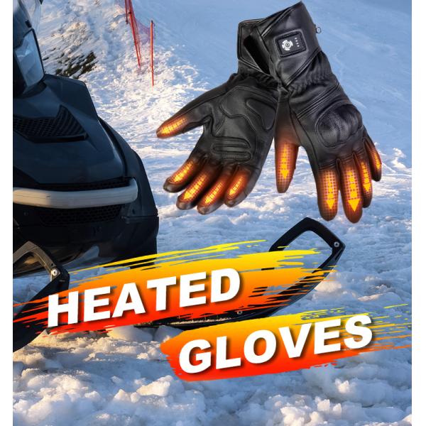 Перчатки 7.4V 12V 2200 Unisex топления электрические перезаряжаемые 2600 3000Mah