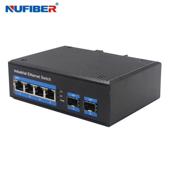 Full Gigabit Layer 2 Managed Industrial Ethernet Switch 4POE + 2SFP Port