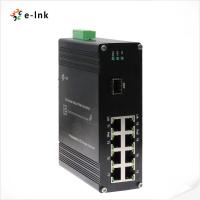 Convertisseur de fibres de l'écran LED avec 1 port SFP+ à fibres de 10G + 8 ports Ethernet RJ45 à 10/100/1000M
