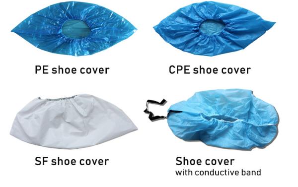 Medical staff isolation Shoe Cover Laminated Nonslip pp Disposable Nonwoven Waterproof Medical shoe cover