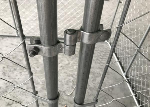 5x10x6ft(1.5x3x1.8m) dog kennel chain link fabric mesh 60mm*60mm diameter 2.3mm