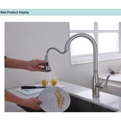 O sensor da barra do Gooseneck controla o torneira esperto da cozinha com o anti bocal de obstrução