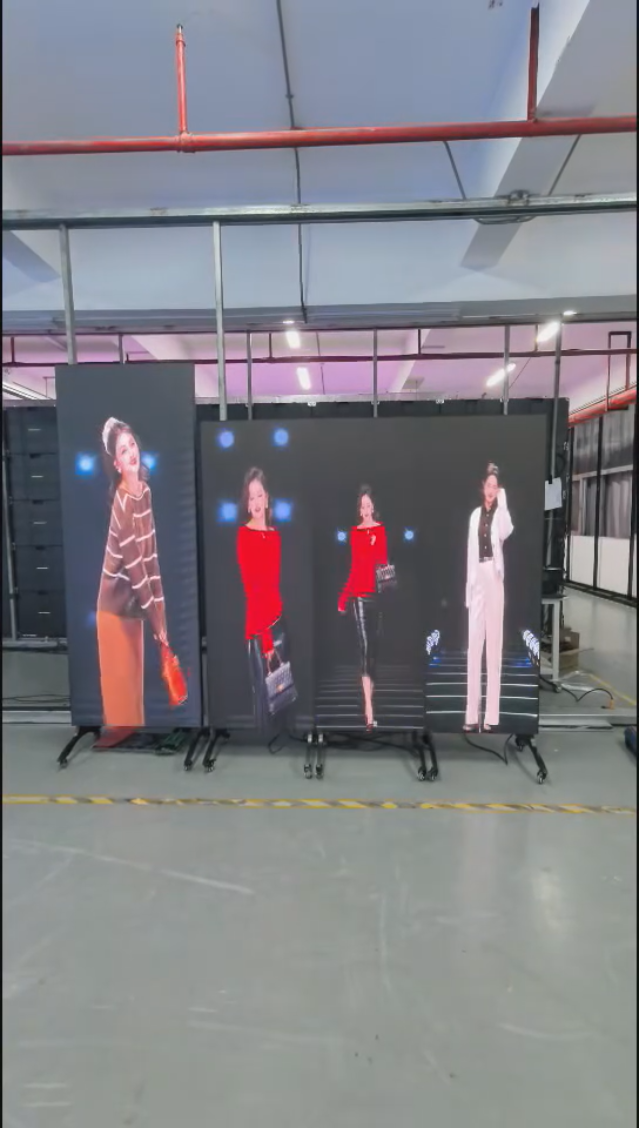 P2.976 USB Plug-and-Play LED Poster Display with 800nit High Brightness and 33mm Ultra-Slim Cabinet