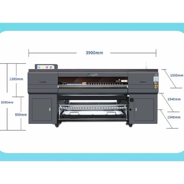 15 heads1900mm Direct to Fabric Printer Digital TextileWith Thermal Transfer Paper for plush toys/flags