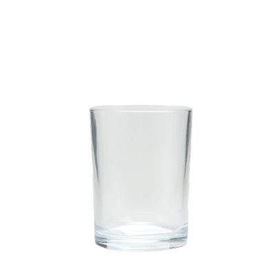Transparent Empty Glass Candle Holders 320ML Glass Candle Making Jars