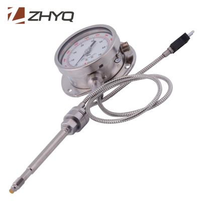 High Temperature Steam Pressure Gauge With Thermocouple J K E PT100