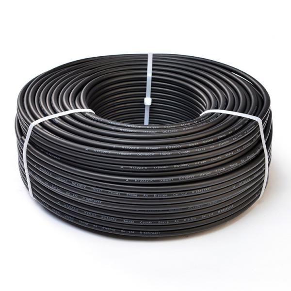 4mm 6mm Pv Cable Rated voltage AC 1.0/1.0KV DC 1.5KV Xlpe Insulated Power Cables for Solar Energy System Connection