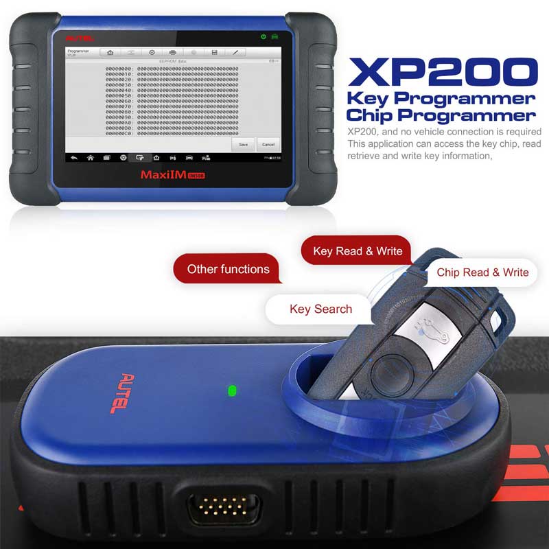 Autel MaxiIM IM508 Усовершенствованный инструмент программирования IMMO & Key с программистом XP200 Global Version
