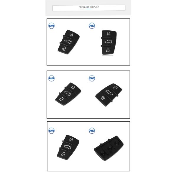 3 Button Pad Remote Flip Key Fob For Audi A3/A4/A5/A6/A8/Q5/Q7/TT S LINE RS