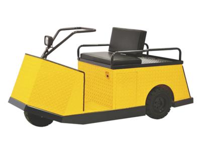 veículos bondes do reboque da capacidade 500kg, carro bonde amarelo 24V 210AH