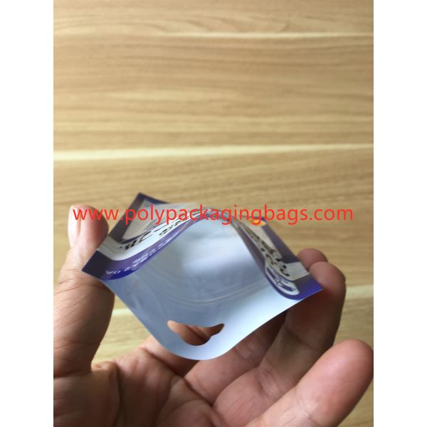 Laminated Custom Zipper Bag For Cable Data Line / Headphone Charger