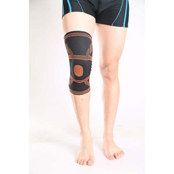 2020 New Arrivals 3D Knitted Elastic Nylon knee supports Sleeve Compression Sports Knee brace