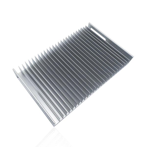 Big Mold Heat Sink Aluminum Extrusion Profiles Anodizing Clear Surface Treatment