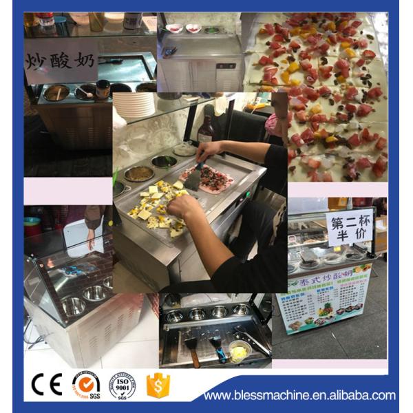 Automatic Defrost Button for 23 Years Cold Stone Marble Slab Top Fry Ice Cream Machine