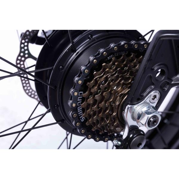 Durable Electric Snow Bike 7 Speed 36V 10AH Lithium Battery Two Seat