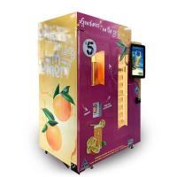 Sistema de refrigeração recentemente espremido da máquina de venda automática do suco de laranja para 350ml um copo